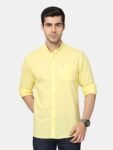 cottonlenin-yellow1-shirt-f1